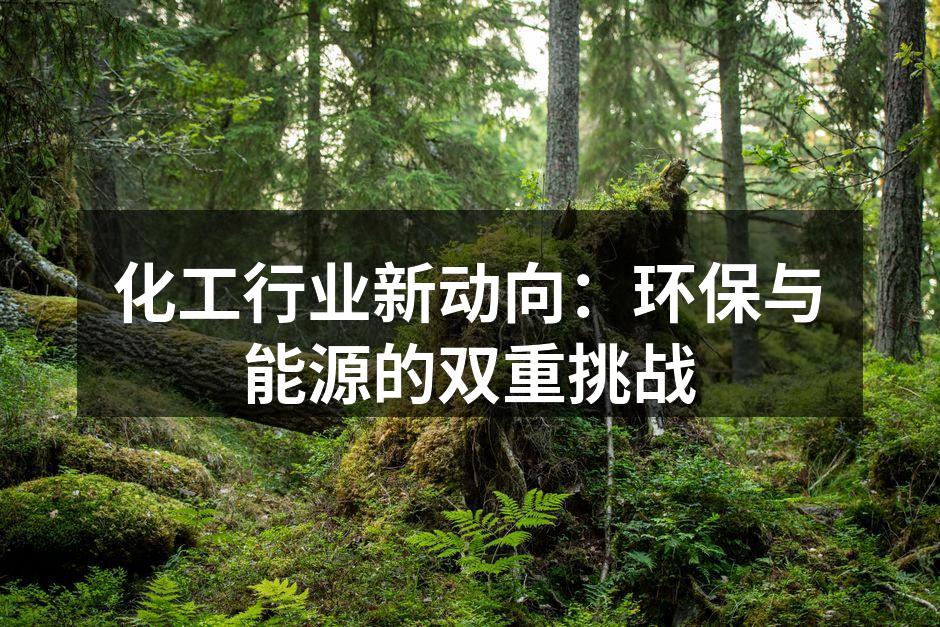 化工行业新动向：环保与能源的双重挑战